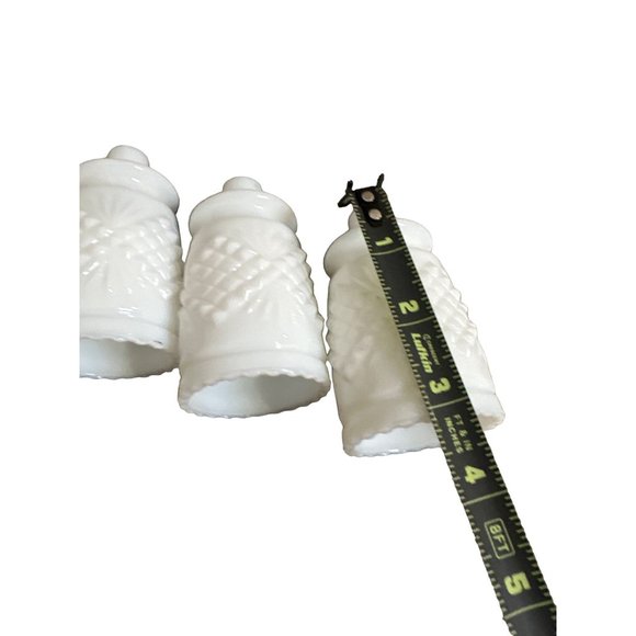 Vintage Milk Glass Candle Holders (5) - Picture 6 of 7